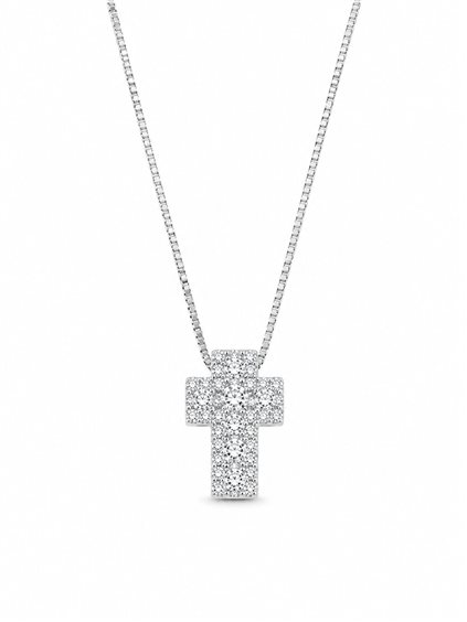 Halskette Davite & Delucchi Dame in Weißgold Diamante 0.5 Ct CLN012181 - CLN012181